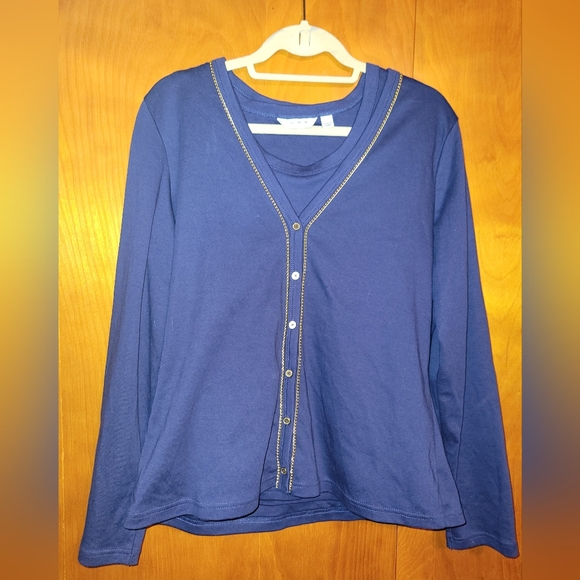 NWOT Liz Claiborne 2piece cardigan/tank set - Picture 3 of 11